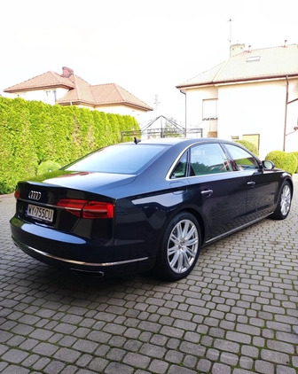 Audi A8 cena 103900 przebieg: 106600, rok produkcji 2014 z Warszawa małe 56